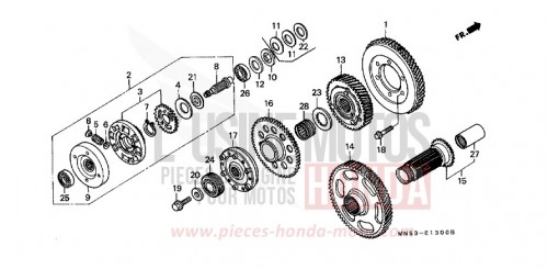PRIMARY DRIVE GEAR GL1500L de 1990